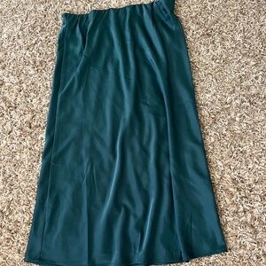 Satin skirt